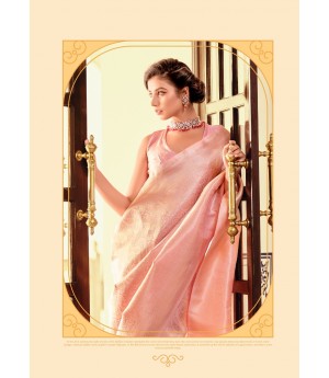 Pink Kanjivaram Silk All Over Rich Zari Weaved Body Pallu Border Saree